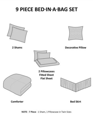 Lafael 9-Pc. Comforter Set, King