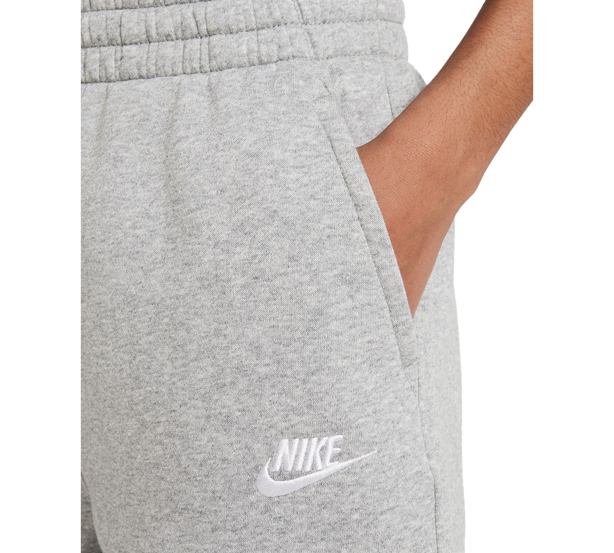 Nike Big Girls Sportswear Club Fleece Wide-Leg Pants