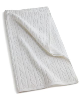 Lauren Ralph Lauren Sanders Cable Towel - Macy's