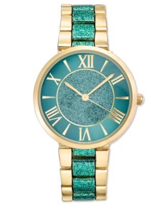 I.N.C. International Concepts Women s Two Tone Bracelet Watch 36mm Created for Macy s Macy s