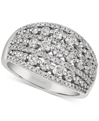 Le Vian - Vanilla Diamond Multirow Openwork Ring (1-3/8 ct. t.w.) in Platinum