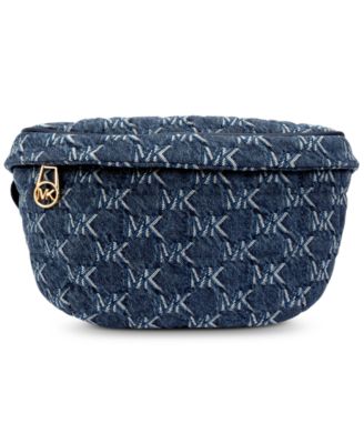 Michael Kors Women's Denim Jacquard Belt Bag - Macy's
