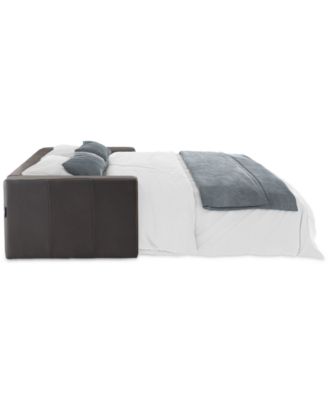 Shevrin Leather Sleeper Sofa