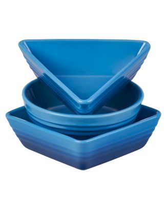 Stoneware 3 Piece Tapas Dishes Set