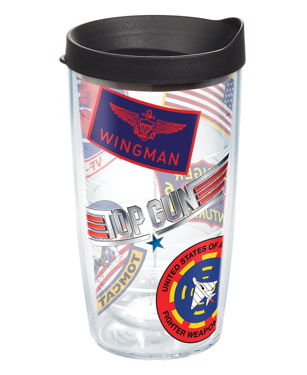 TERVIS TUMBLER TERVIS TOP GUN MAVERICK PATCH COLLAGE MADE IN USA DOUBLE WALLED INSULATED TUMBLER TRAVEL CUP KEEPS D