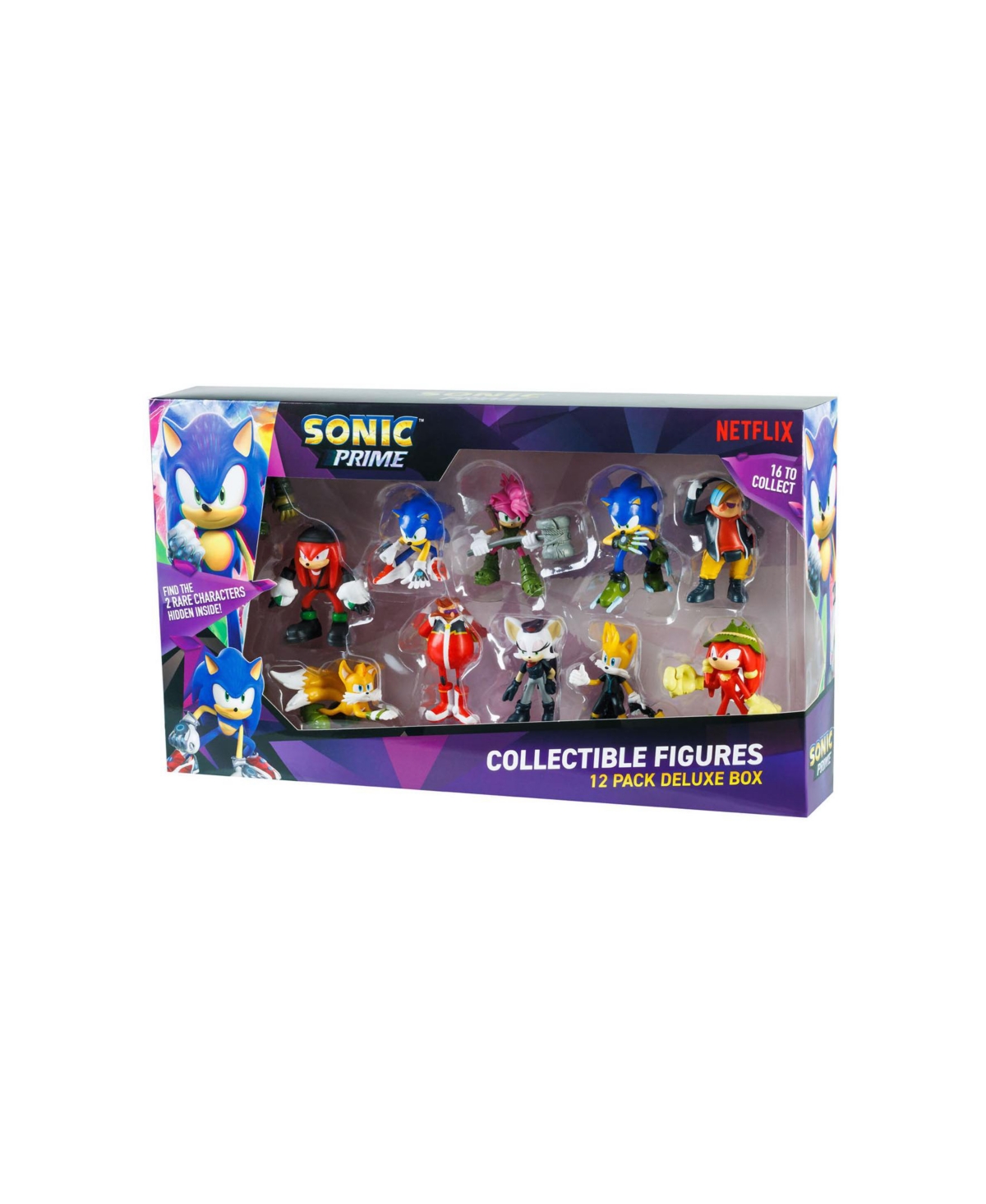 Sonic 2.5" Figures And 12 Pack Deluxe Box In No Color