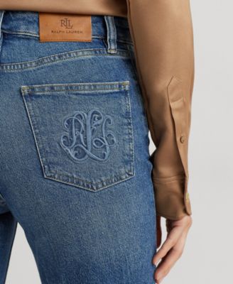 Lauren Ralph Lauren Women's High-Rise Flare Jeans - Macy's