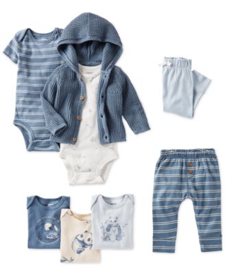 Carter's Carters Baby Boys Panda Little Characters Gift Bundle Collection In Blue