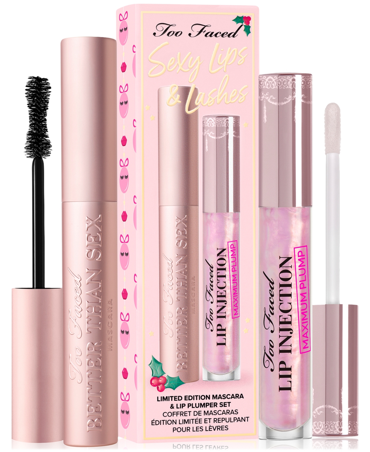 Too Faced Sexy Lips & Lashes Limited-edition Mascara & Lip Plumper Set In Multi
