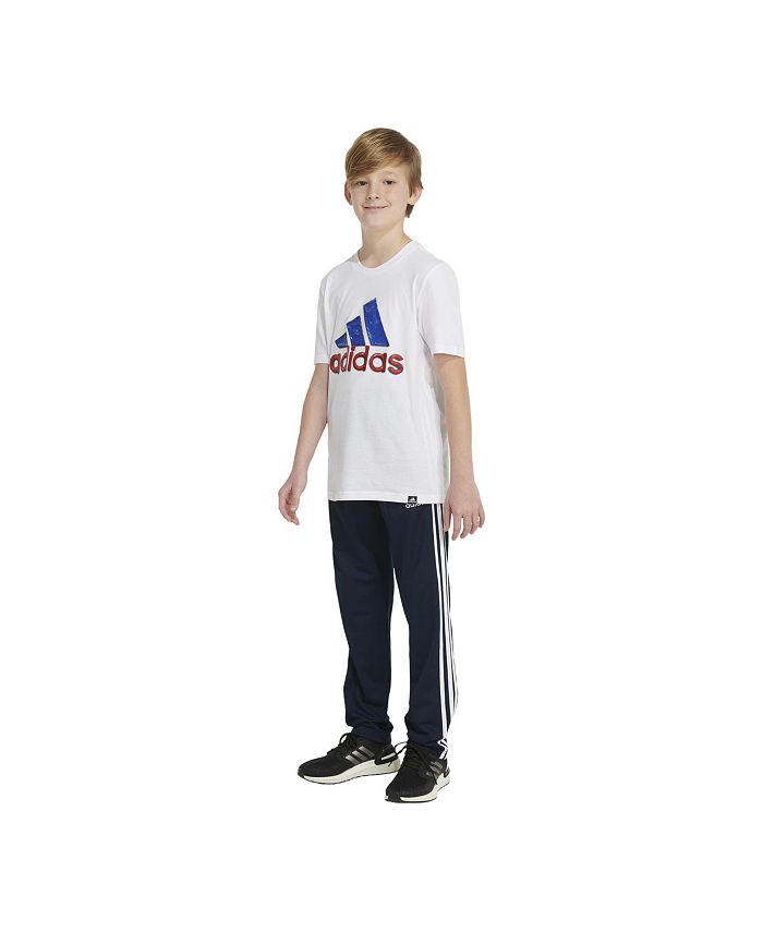 adidas Little Boys Clay Logo Short Sleeves T-shirt - Macy's
