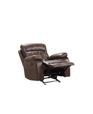 Wallace 37" Faux Leather Manual Recliner Chair