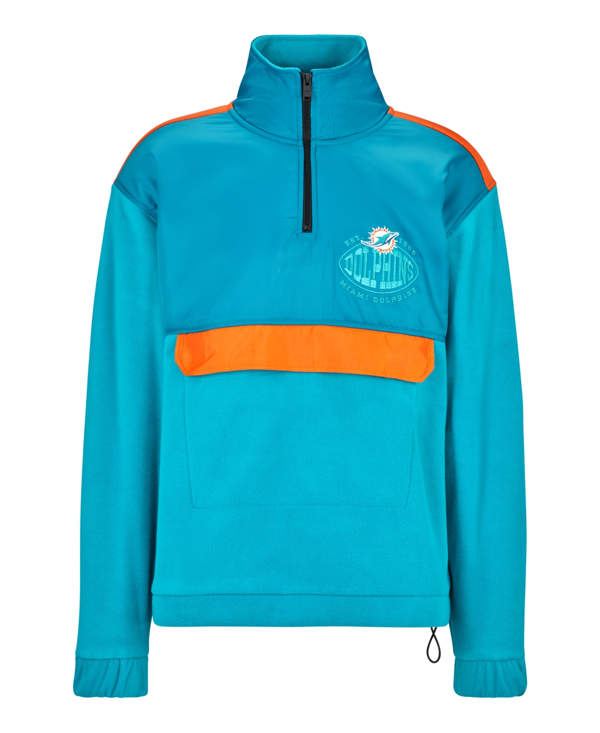 Boss by Hugo Boss Men's Boss x Miami Dolphins Nfl Zip-Neck Sweatshirt