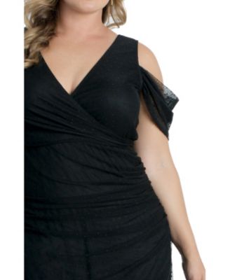 Plus Size Seraphina Mesh Gown