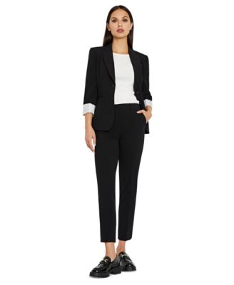 Notched Two-Button Blazer & Shannon Suit Pants Suit Separates