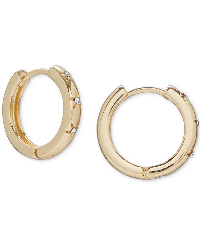 Gold Earring Pack S925 Sterling Silver Small Gold Huggie Hoop