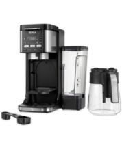 TRU 15-Bar Semi-Automatic All-In-One Espresso Maker with Grinder and Frother  - Macy's