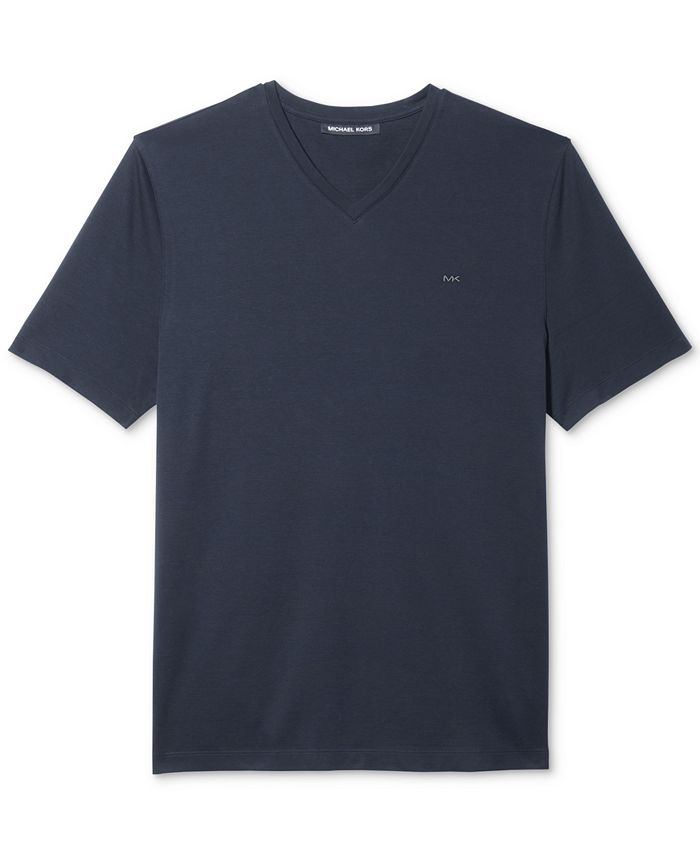 Michael Kors Men's V-Neck Liquid Cotton T-Shirt - Macy's