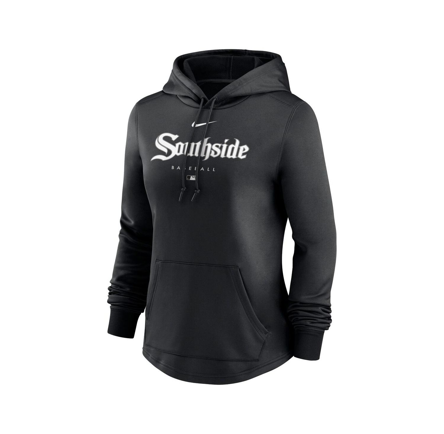 Women's Black Chicago White Sox City Connect Pregame Performance Pullover Hoodie