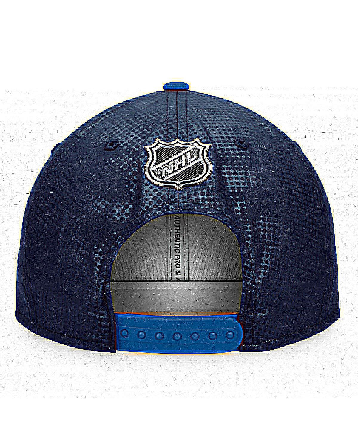 Fanatics Branded Navy/blue Columbus Blue Jackets Authentic Pro Alternate Logo Snapback Hat In Navy,blue