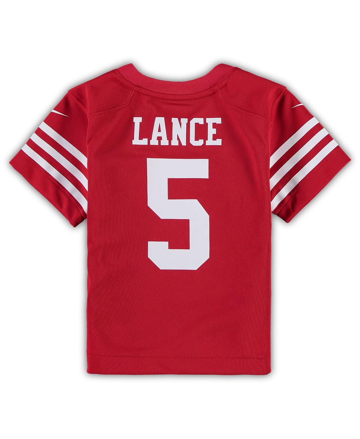 Toddler Boys and Girls Nike Trey LanceSan Francisco 49ers Game Jersey - Scarlet