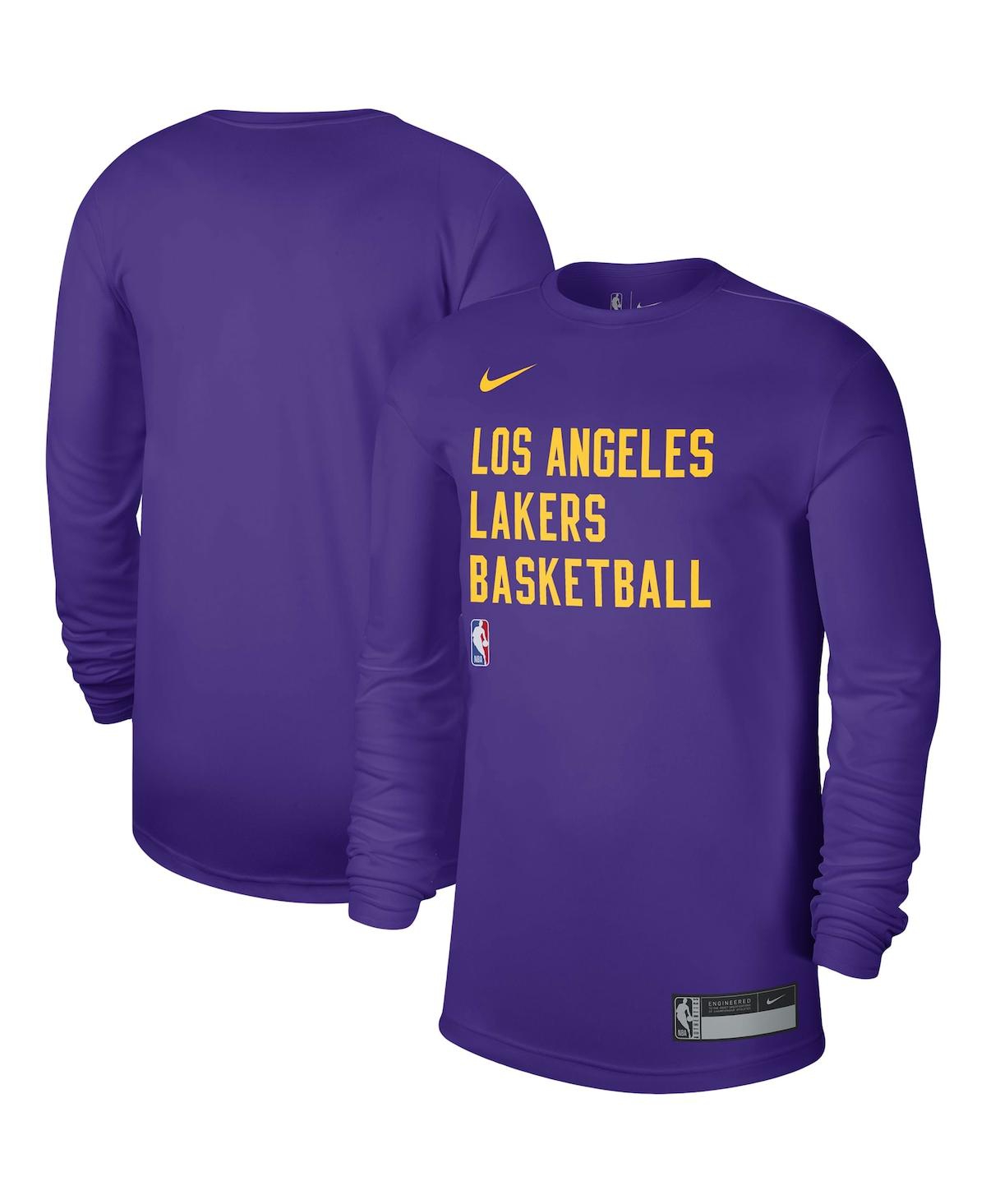 Nike Men's And Women's  Purple Los Angeles Lakers 2023/24 Legend On-court Practice Long Sleeve T-shir