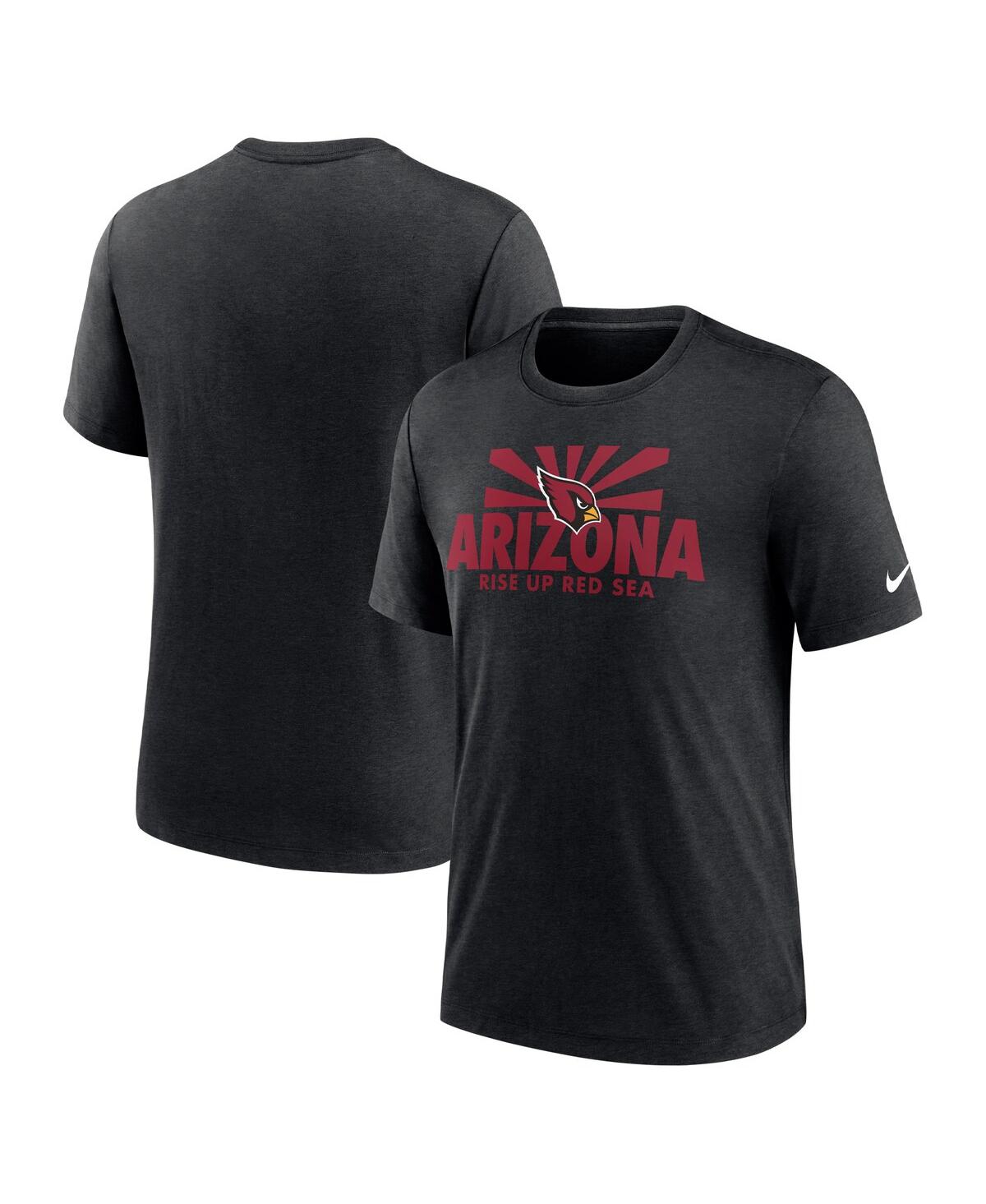 Men's NikeArizona Cardinals Local Tri-Blend T-shirt - Heathered Black