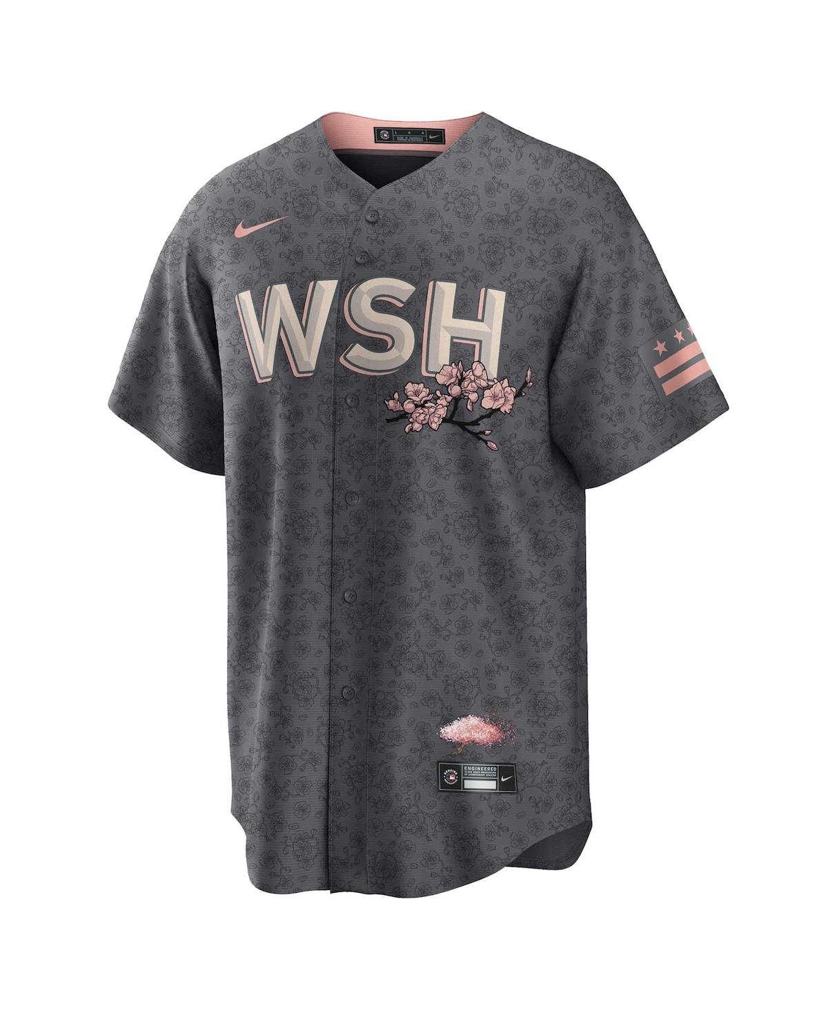 Men's Nike Stephen StrasburgWashington Nationals City Connect Replica Player Jersey - Gray