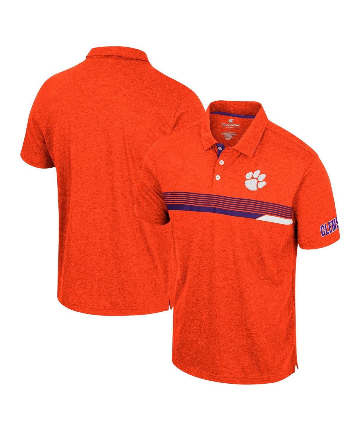 Shop Colosseum Men's  Orange Clemson Tigers No Problemo Polo Shirt