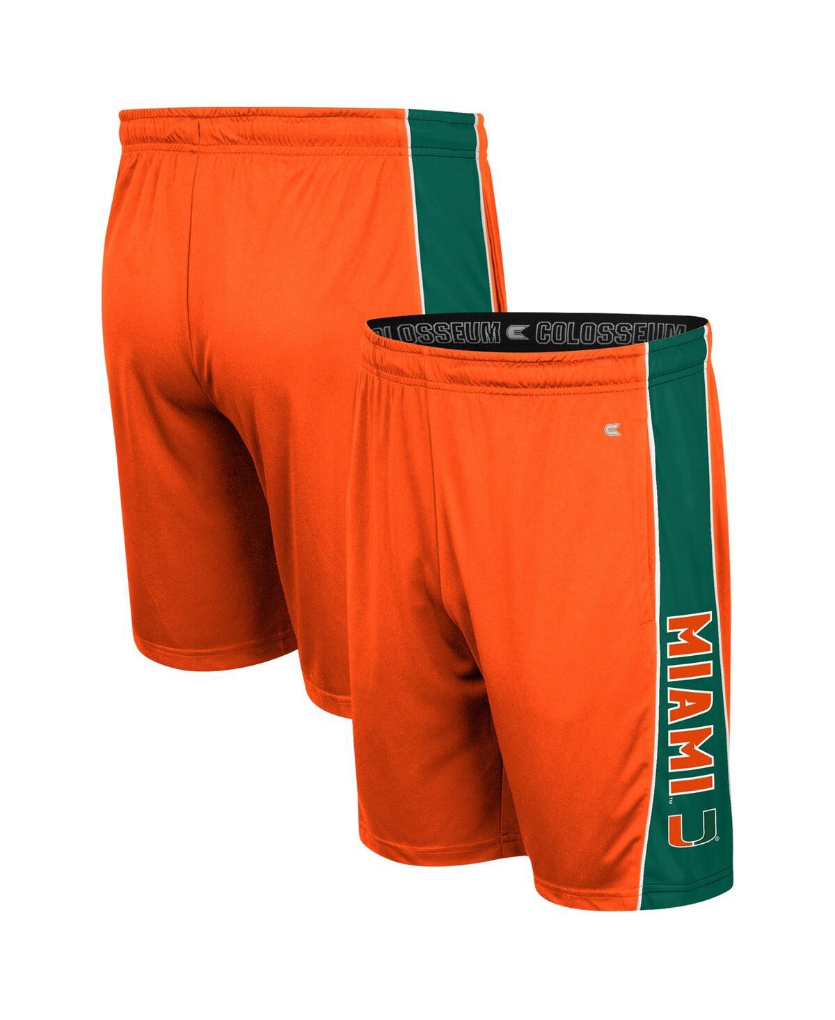 Colosseum Men's  Orange Miami Hurricanes Haller Shorts