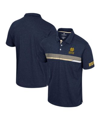 Men's Navy Notre Dame Fighting Irish No Problemo Polo Shirt