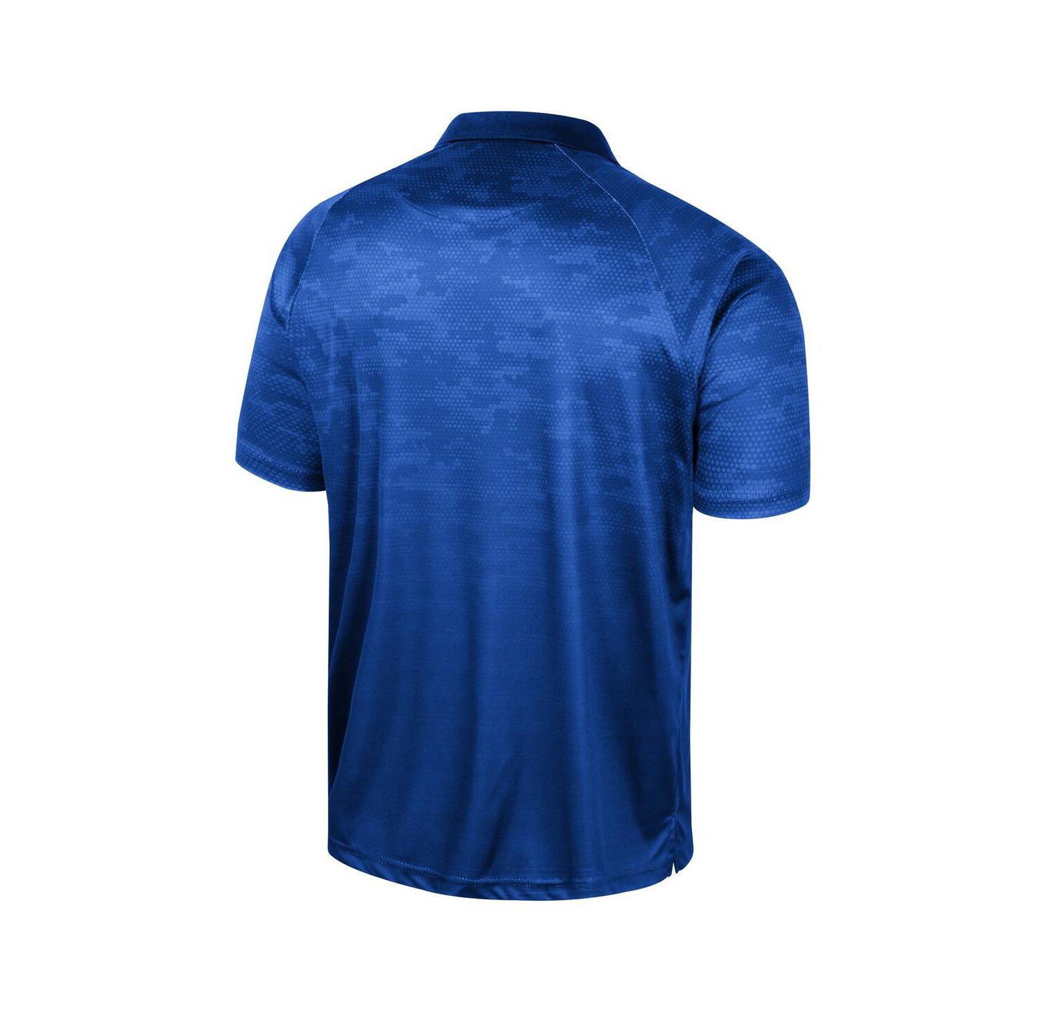 Men's Royal Kentucky Wildcats Honeycomb Raglan Polo Shirt