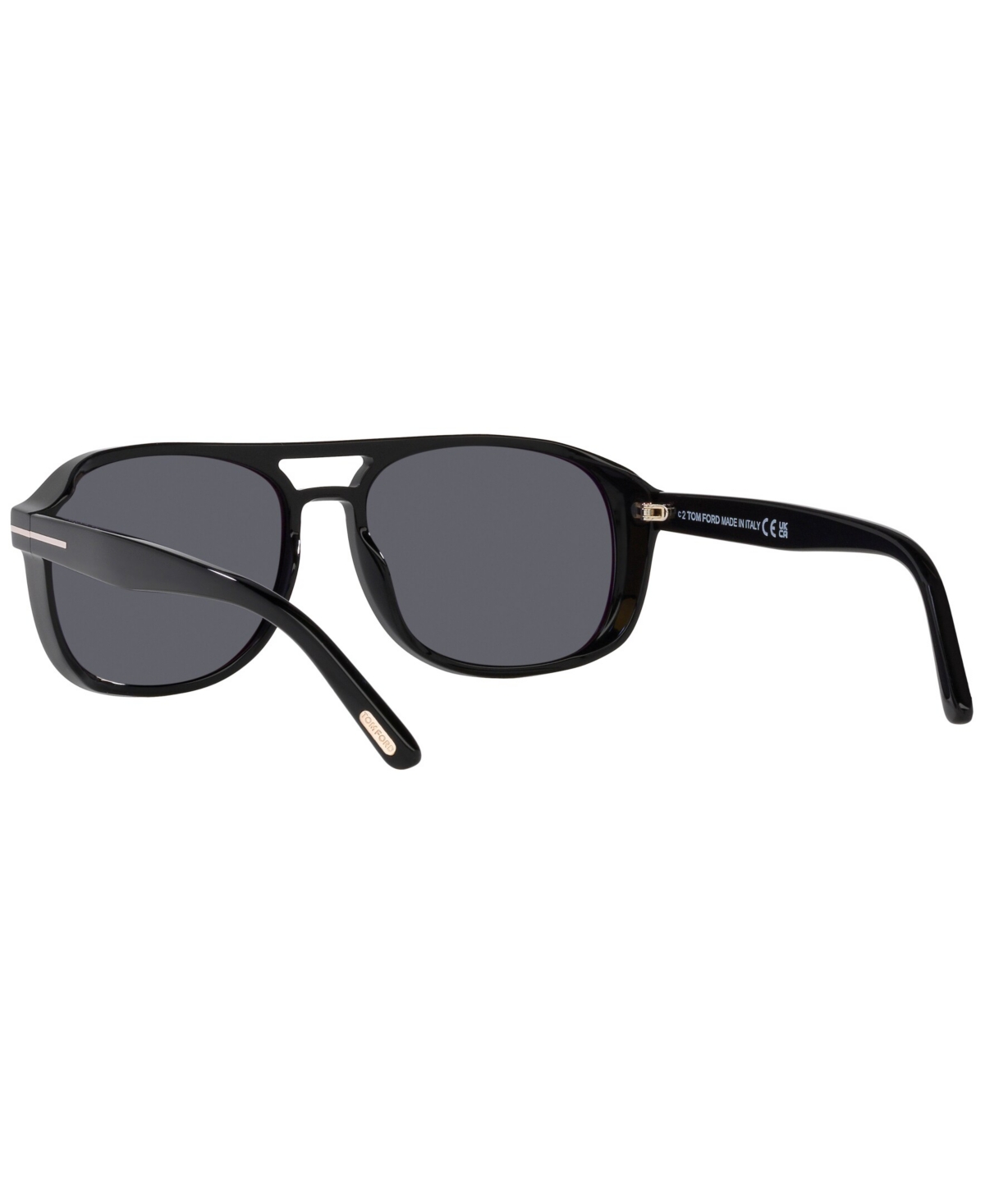 Shop Tom Ford Men's Sunglasses, Rosco In Shiny Black