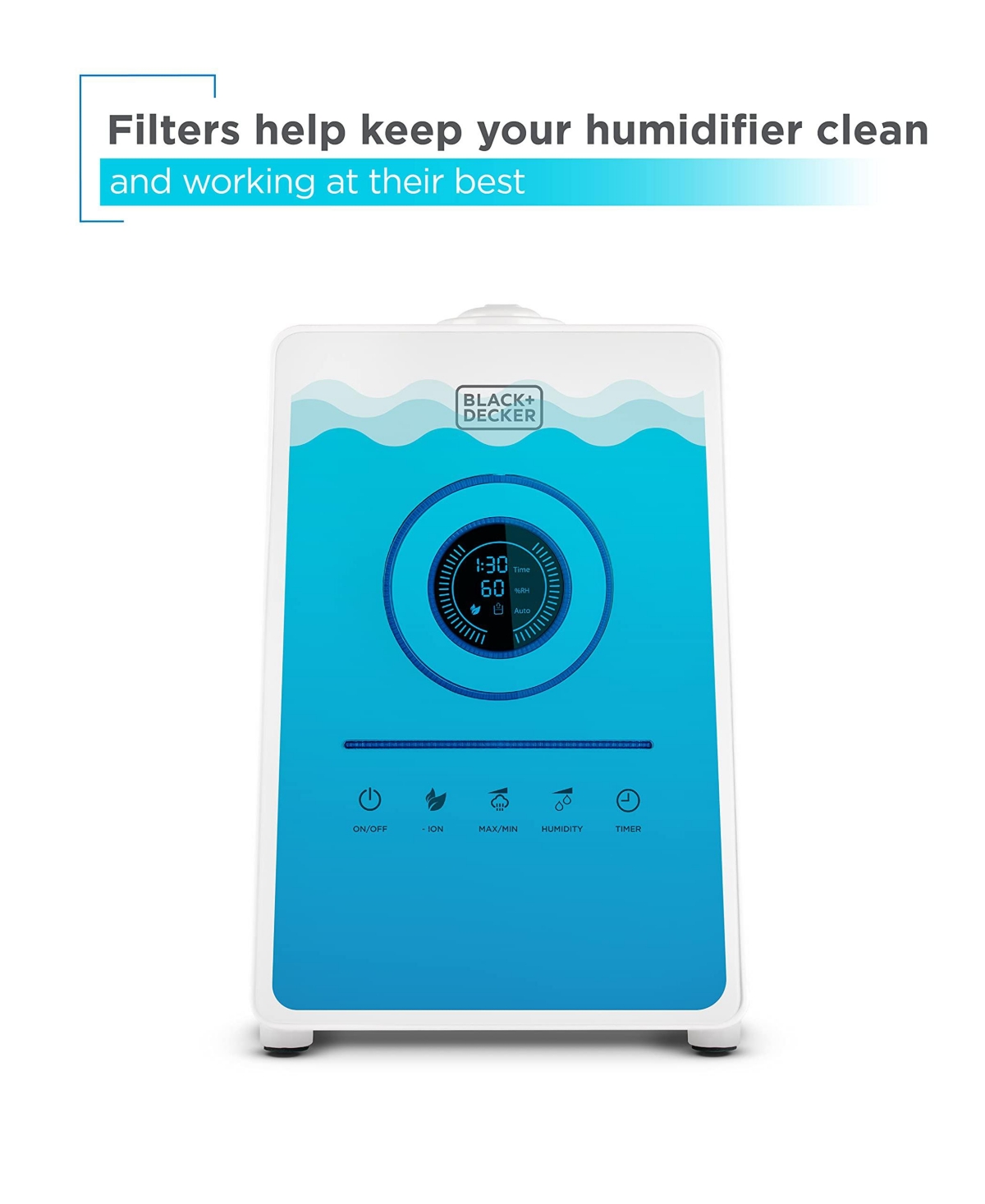 Black & Decker BUHD055 + BUHDR055 Filter Humidifier (2 Pack)