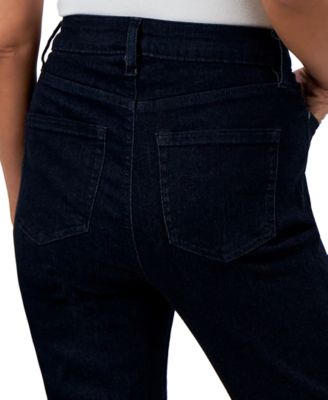 Petite High-Rise Straight-Leg Jeans, Created for Macy's