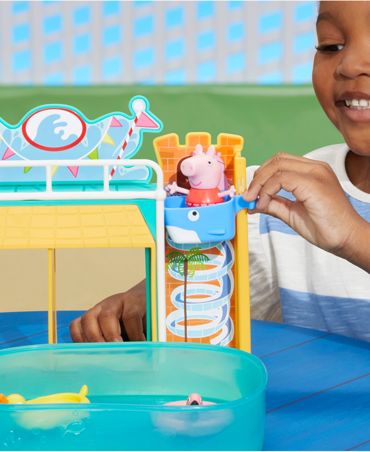 Peppa Pig Peppa's Waterpark Playset In No Color