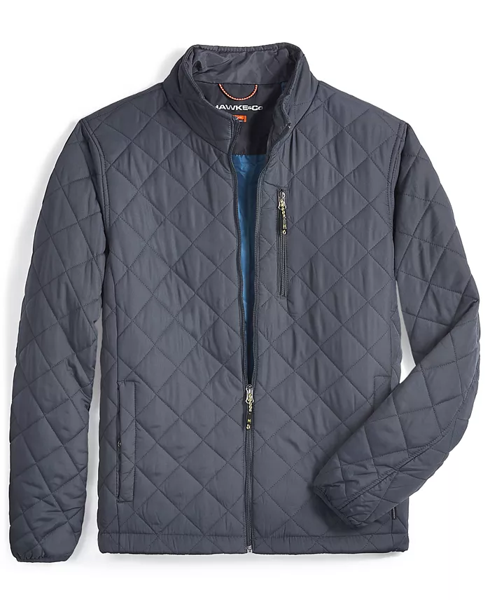 Men's Diamond Quilted Heritage Jacket - thumbnail 7