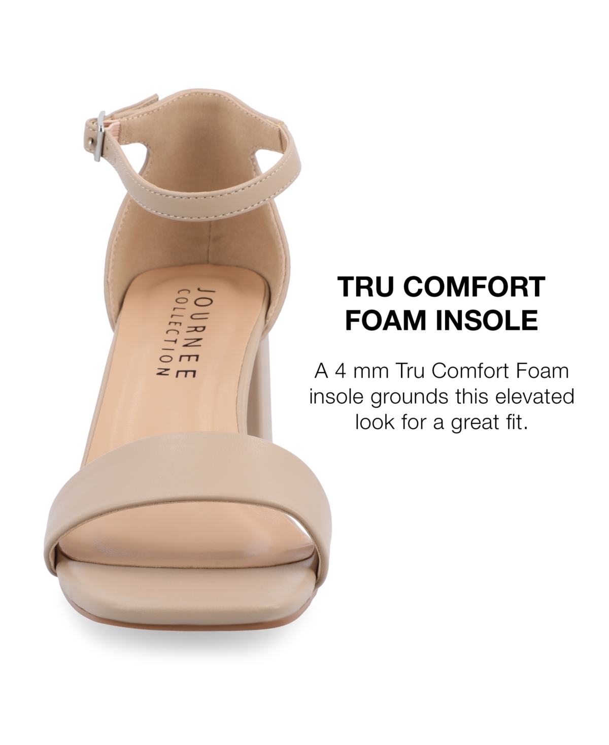 Journee Collection Collection Women's Wide Width Supernatural Tru Comfort Foam Valenncia Pumps Warm Shades In Neutral