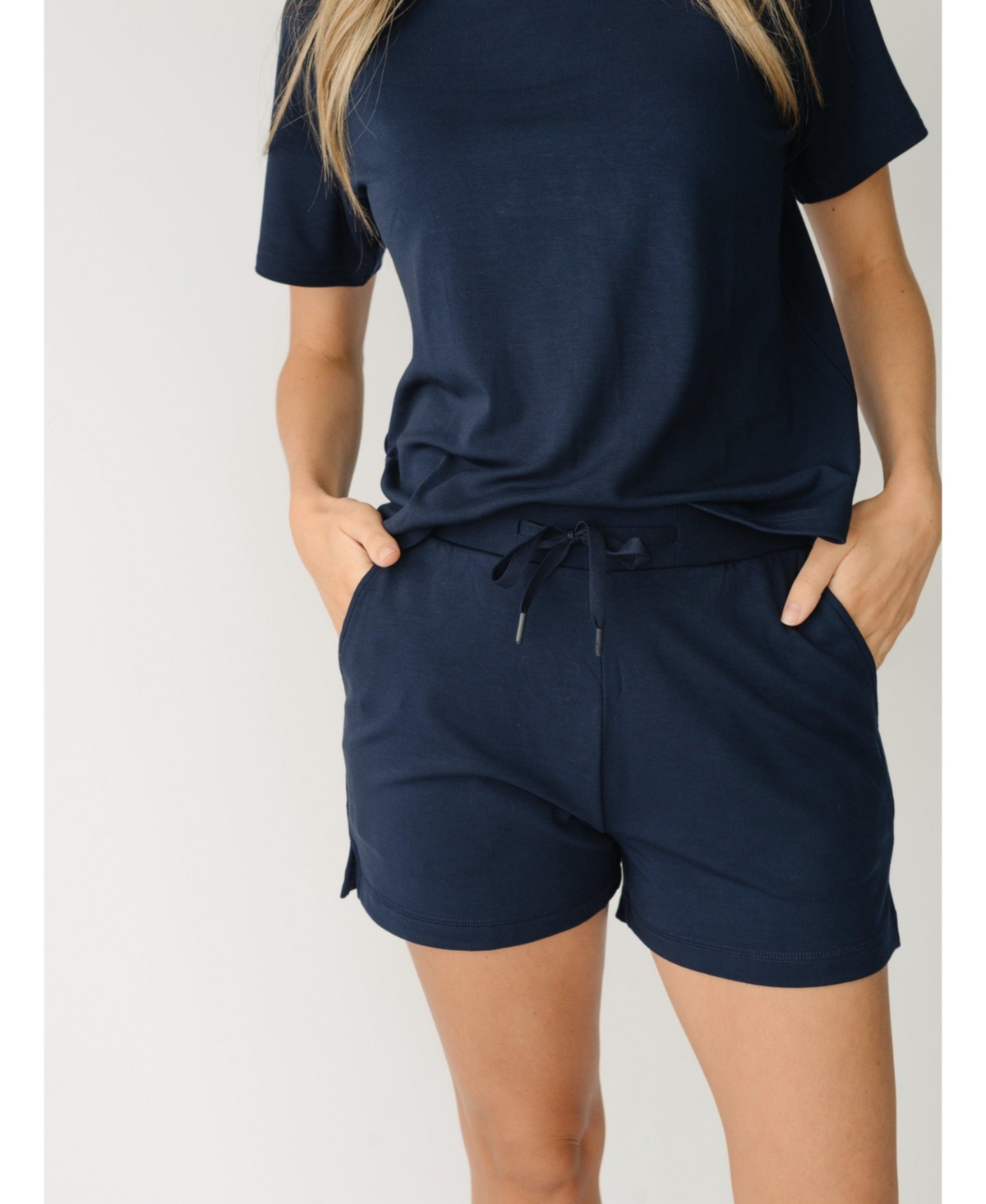 Viscose from Bamboo Women's Ultra-Soft Shorts - Navy
