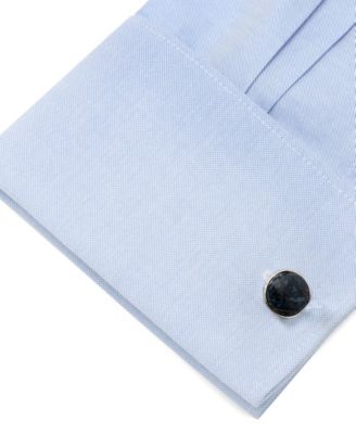 Men's Sterling Silver Classic Formal Pietersite Cufflinks