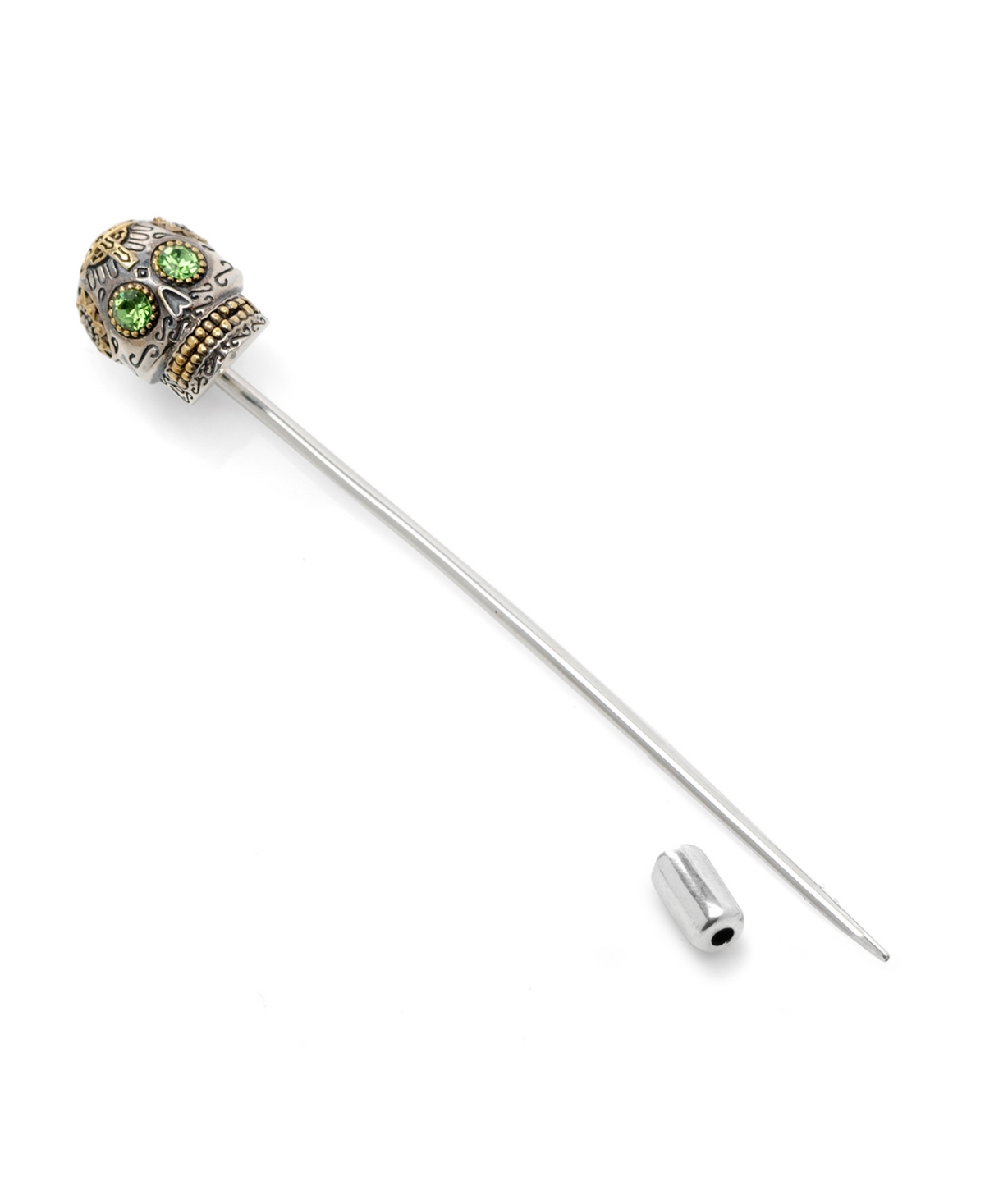 Shop Ox & Bull Trading Co. Men's Sterling Silver Skull Stick Pin