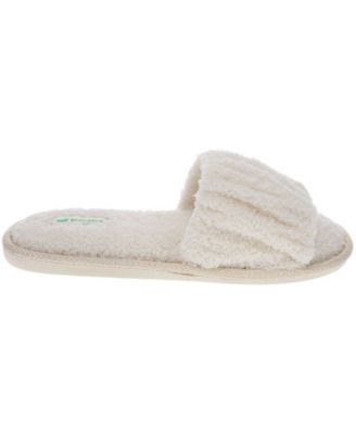 Women's Chenille Ruche Slide Slippers