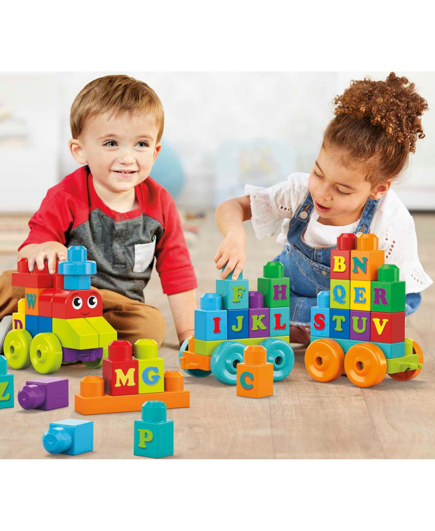 Детский конструктор Mega Bloks Building Basics Abc Learning Train — фото 6