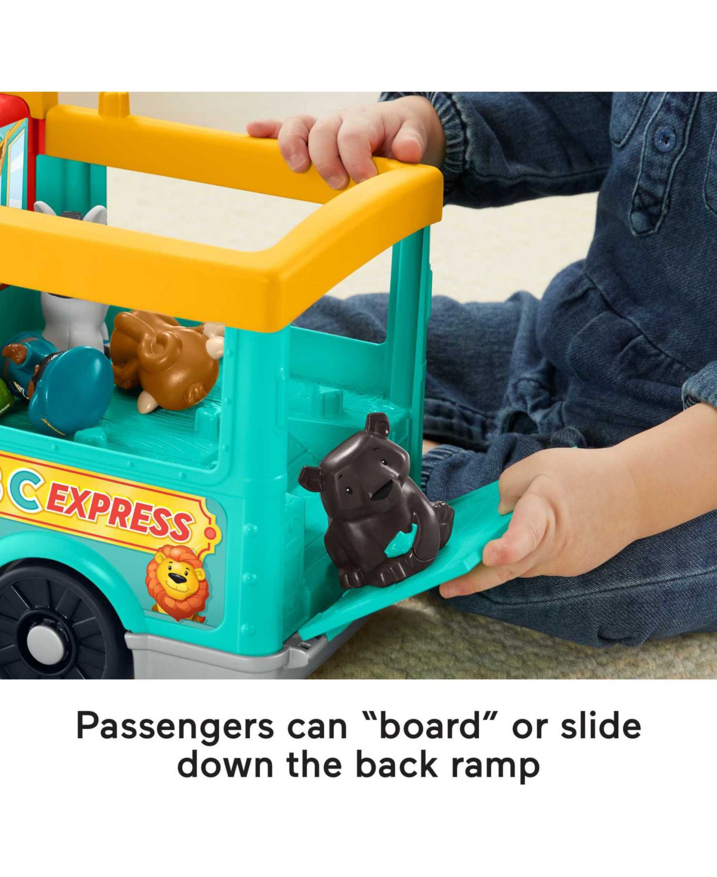 Детские игрушки Fisher Price Little People ABC Animal Train Set, цвет: Анималистичный — фото 3