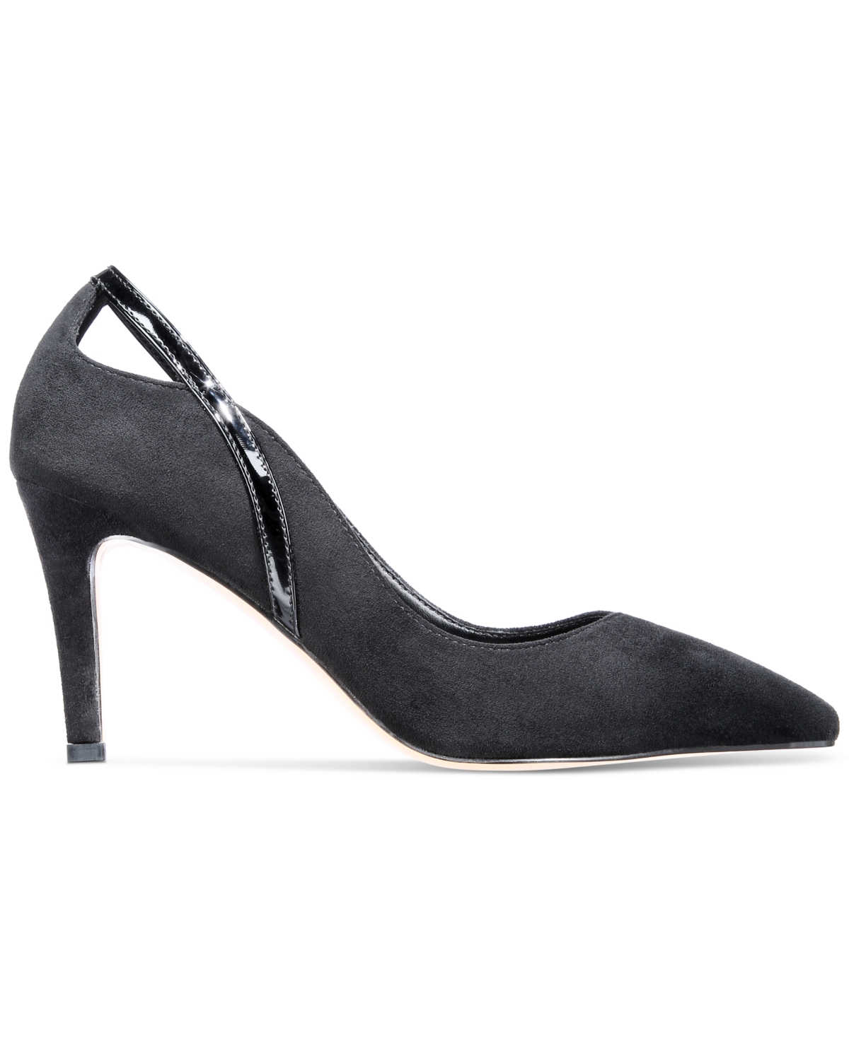 Shop Vaila Shoes Kendall Slip-on Pointed-toe Pumps-extended Sizes 9-14 In Black