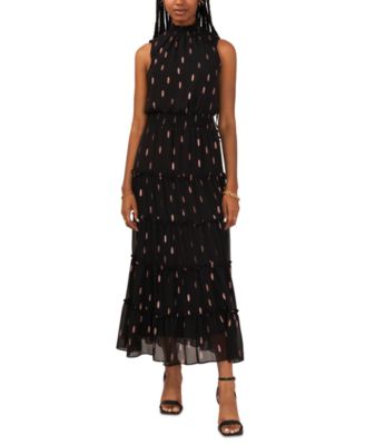 MSK - Women's Sleeveless Tiered Maxi Dress
