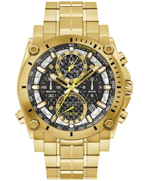 Мужские часы Bulova Precisionist Icon хронограф, золотистые