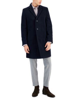 Kenneth Cole Men’s Wool Cashmere Full Length Overcoat Top shops Coat Size 40R