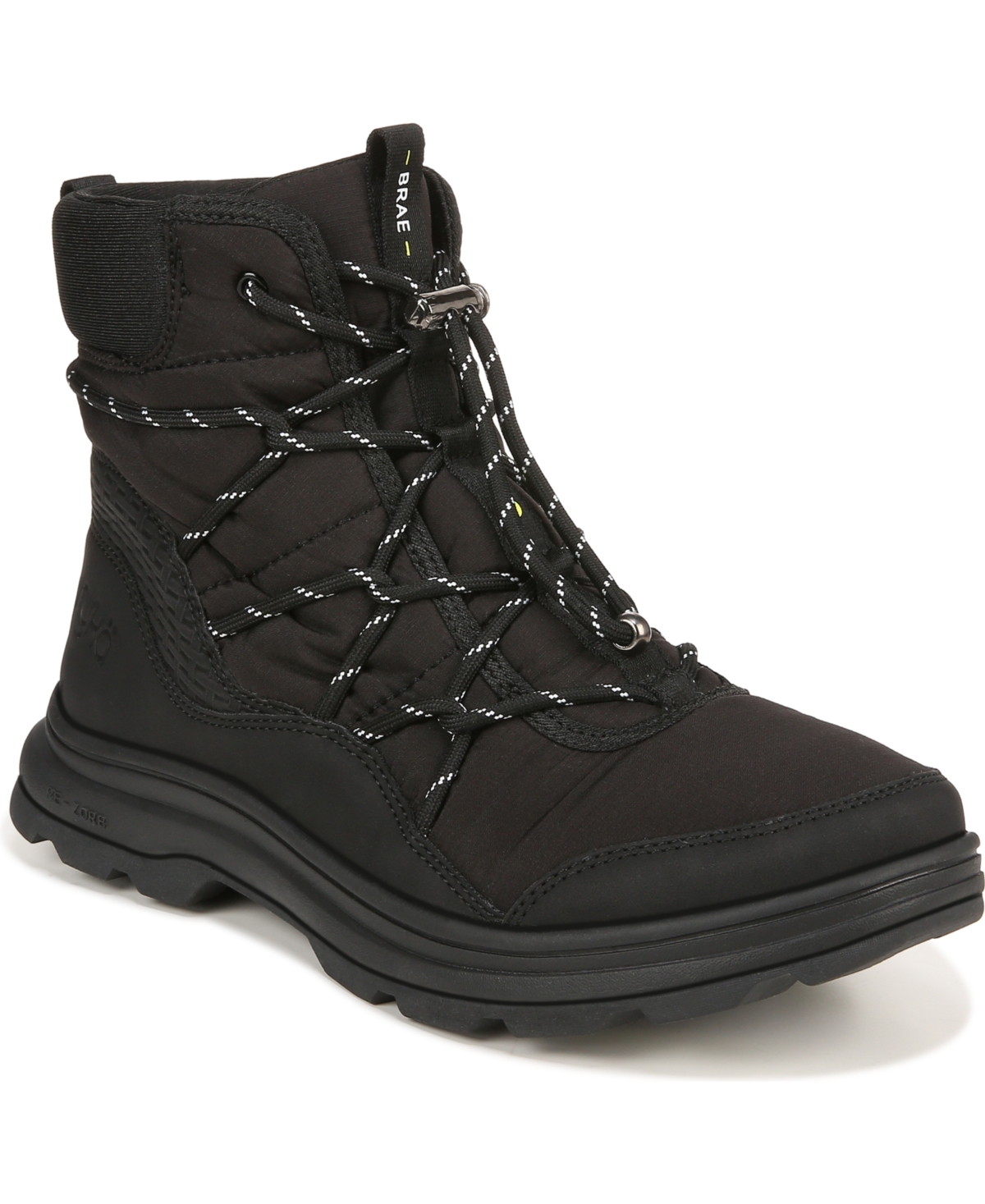 Ryka Women's Alpine Cold Weather Boots Women's Shoes In Black,black Fabric
