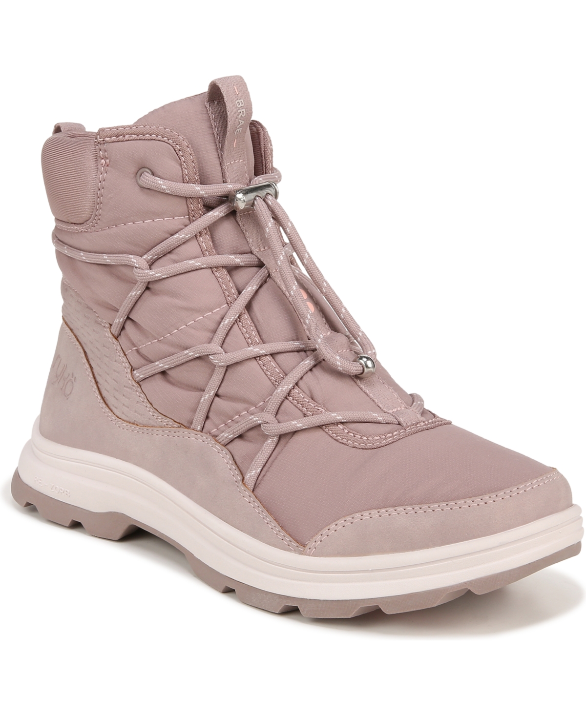 Ryka Women's Brae Cold Weather Boots In Mauve Taupe Fabric