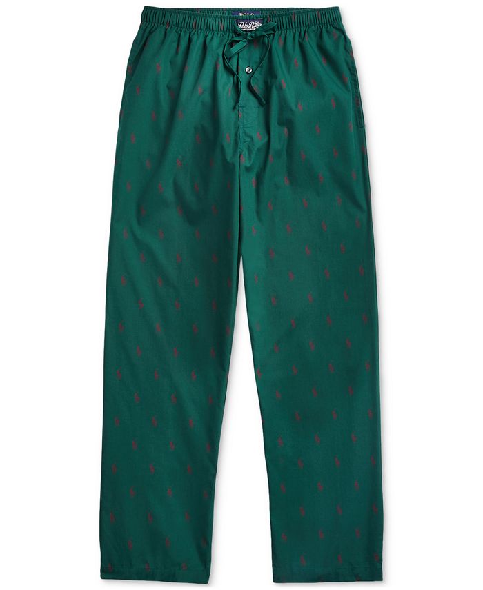 Polo Ralph Lauren Men's Allover Polo Bear Cotton Pajama Pants - Macy's